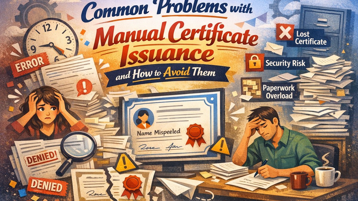 Common Problems with Manual Certificate Issuance and How to Avoid Them