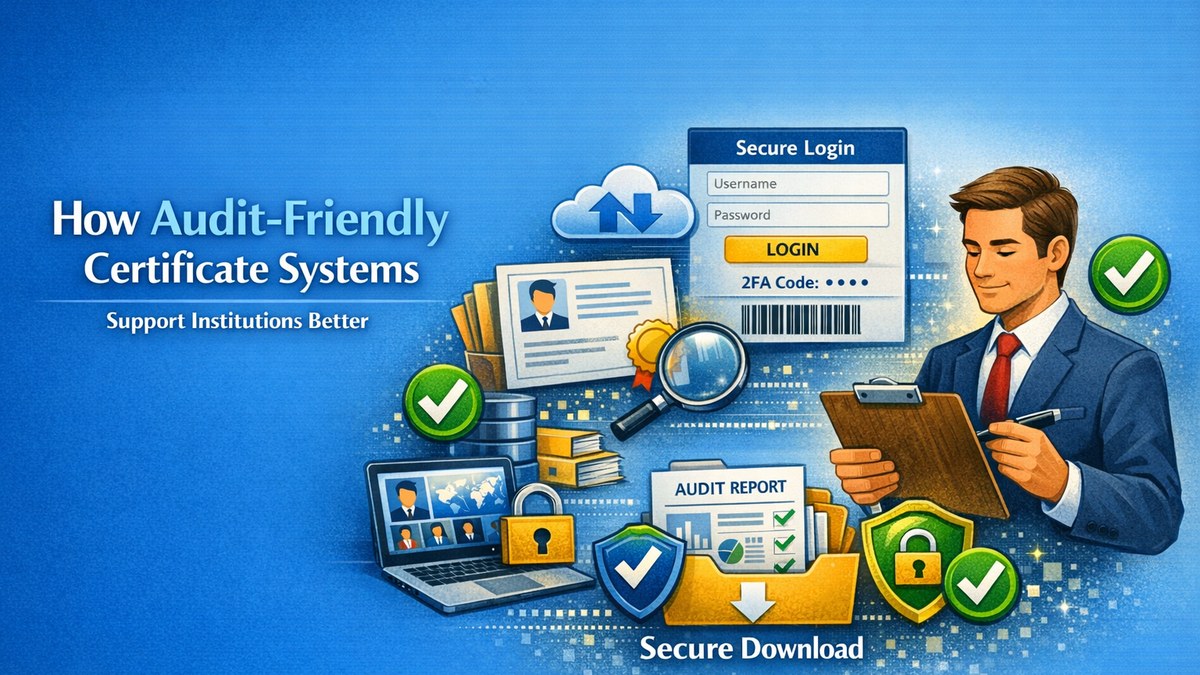 How Audit-Friendly Certificate Systems Support Institutions Better