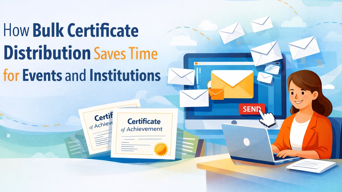 How Bulk Certificate Distribution Saves Time for Events and Institutions