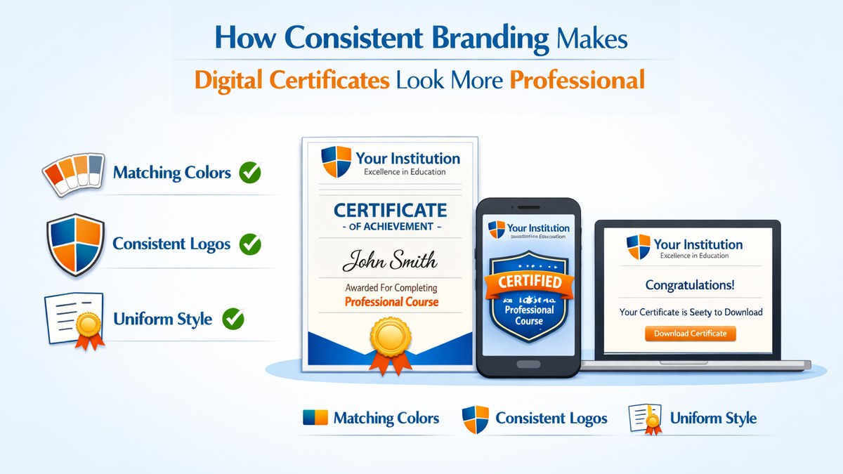 How Consistent Branding Makes Digital Certificates Look More Professional