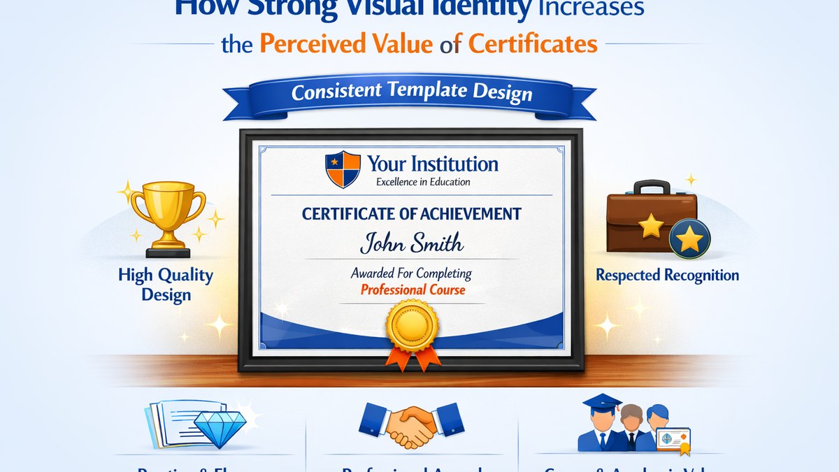 How Strong Visual Identity Increases the Perceived Value of Certificates