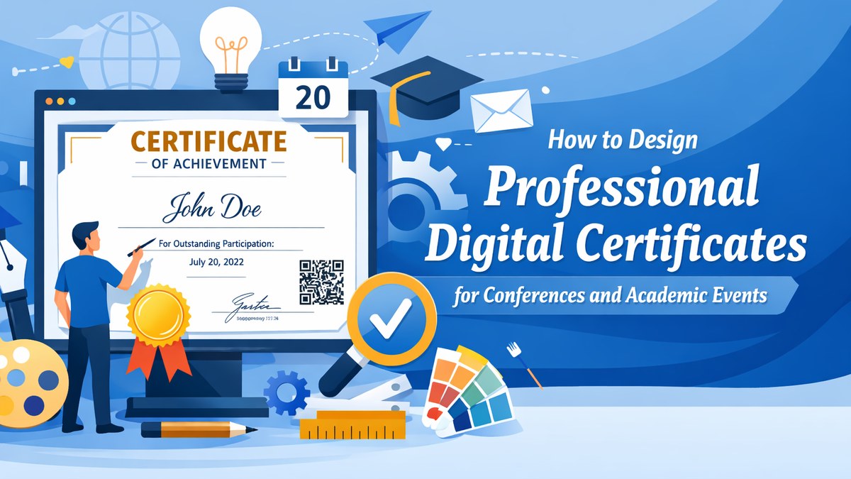 How to Design Professional Digital Certificates for Conferences and Academic Events