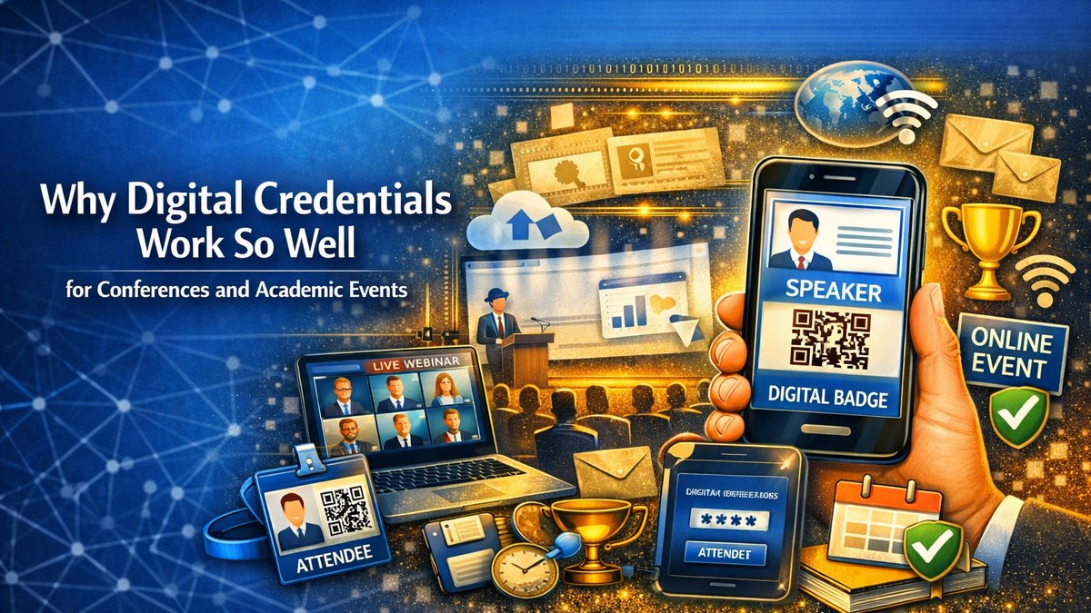 Why Digital Credentials Work So Well for Conferences and Academic Events