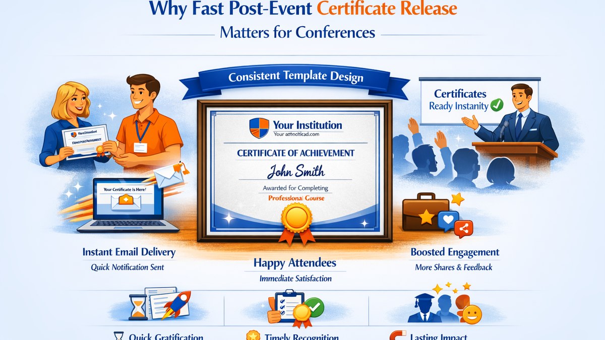 Why Fast Post-Event Certificate Release Matters for Conferences