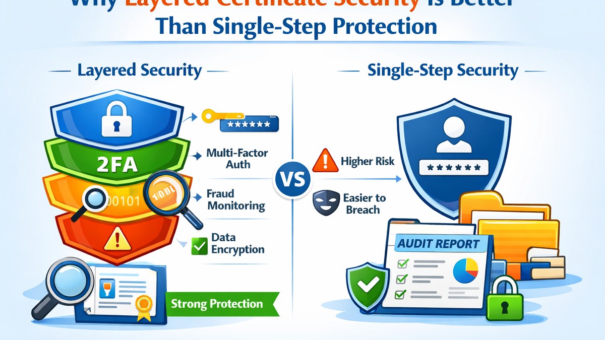 Why Layered Certificate Security Is Better Than Single-Step Protection
