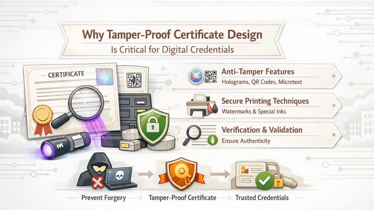 Why Tamper-Proof Certificate Design Is Critical for Digital Credentials