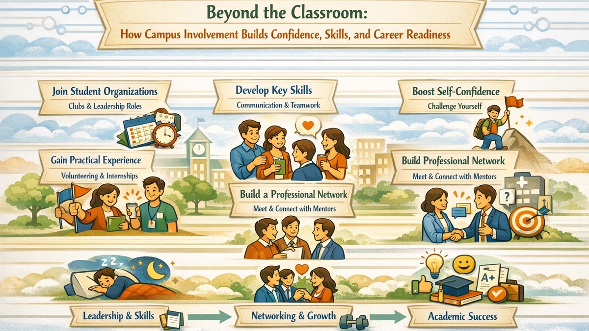 Beyond the Classroom: How Campus Involvement Builds Confidence, Skills, and Career Readiness