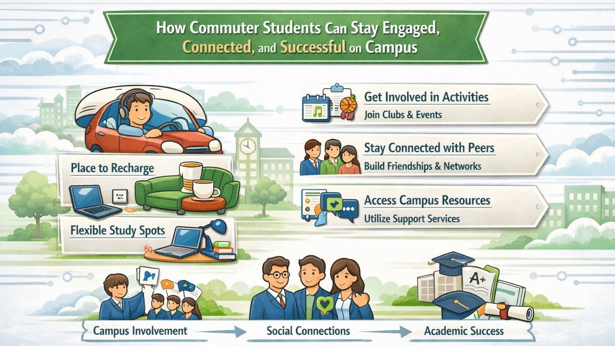 How Commuter Students Can Stay Engaged, Connected, and Successful on Campus