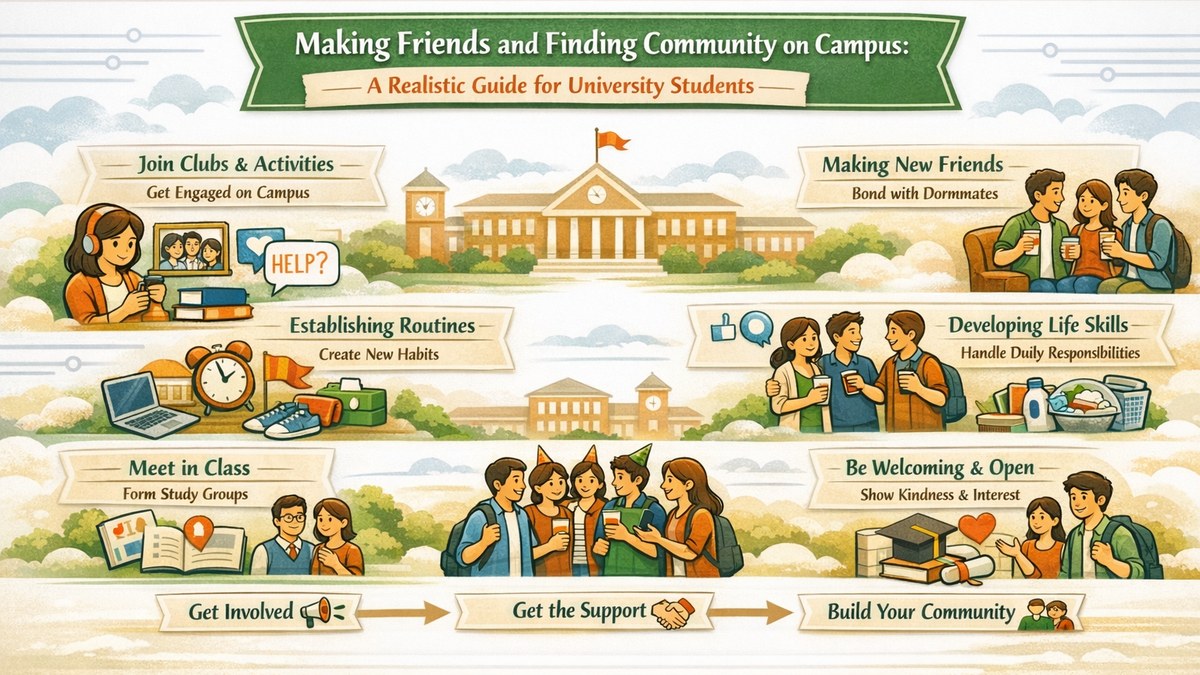 Making Friends and Finding Community on Campus: A Realistic Guide for University Students