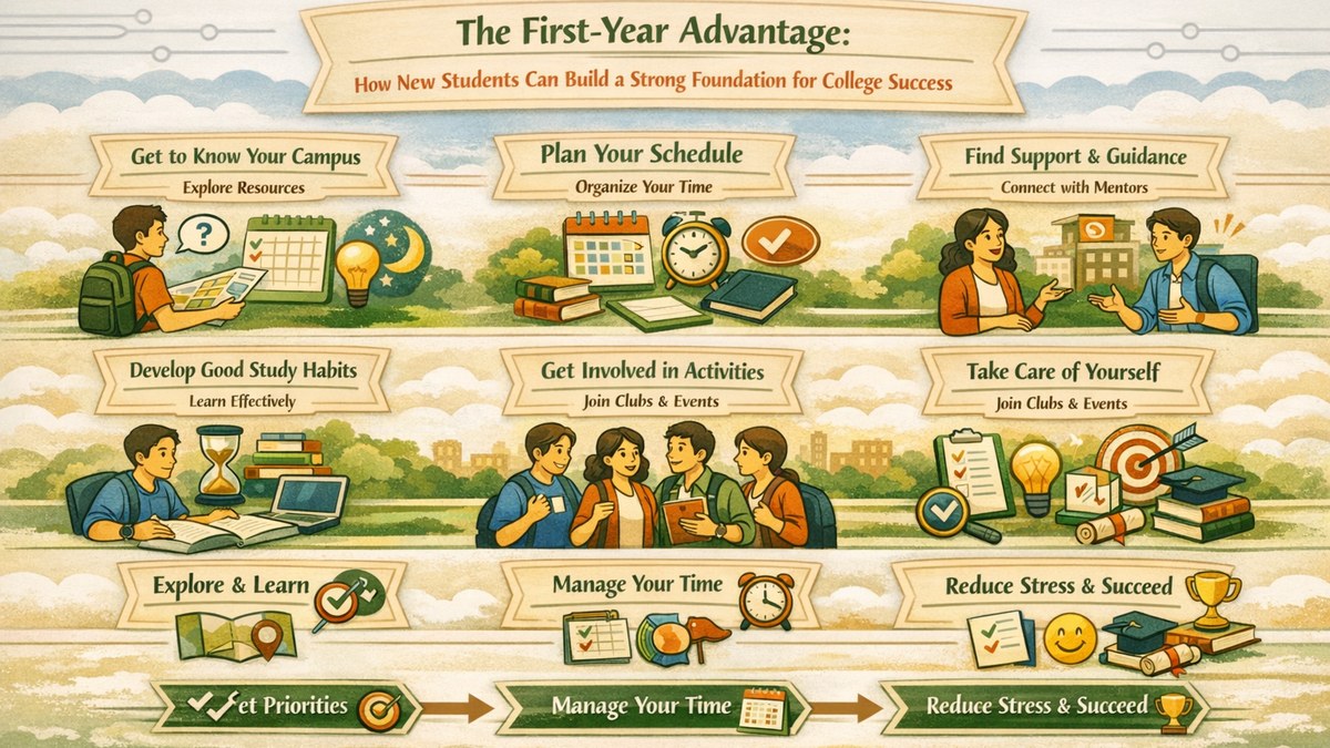 The First-Year Advantage: How New Students Can Build a Strong Foundation for College Success